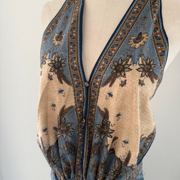 ZimmermannAscension Plunge Halter Maxi Dress - Picture 7 of 11